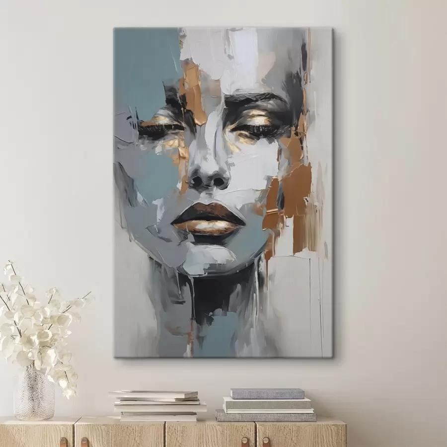 murales Retrato abstracto s43197