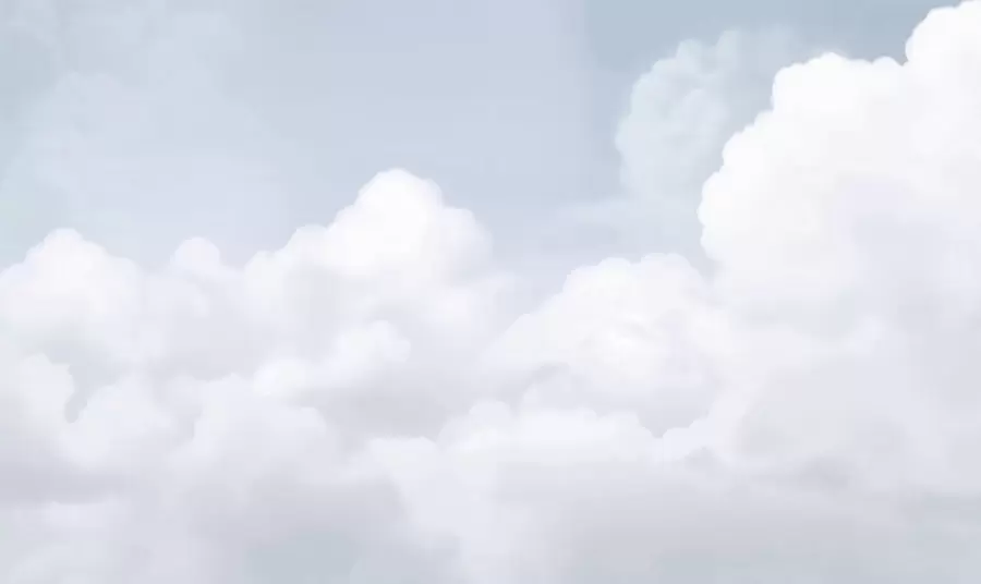 murales Cielo azul y nubes w03301v1