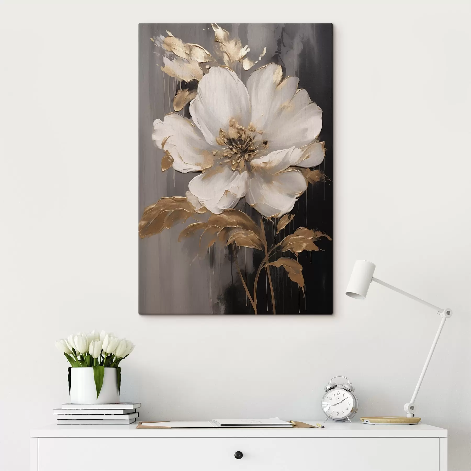 wall murals Beautiful light flower s43207