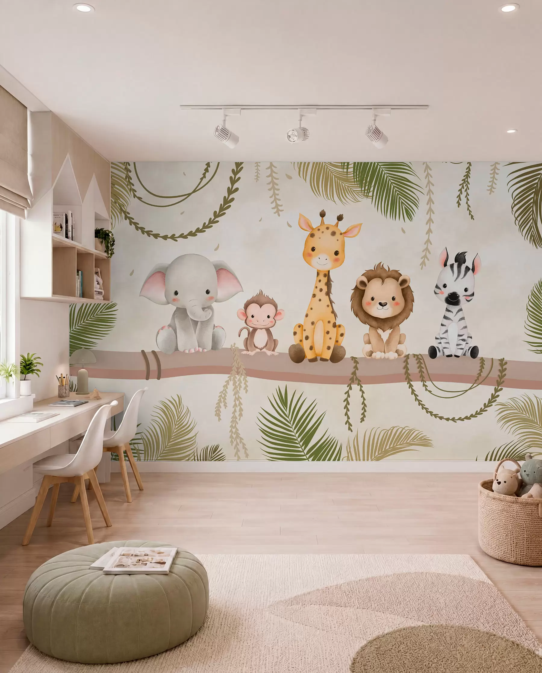 murales Amiguitos de la selva w03166