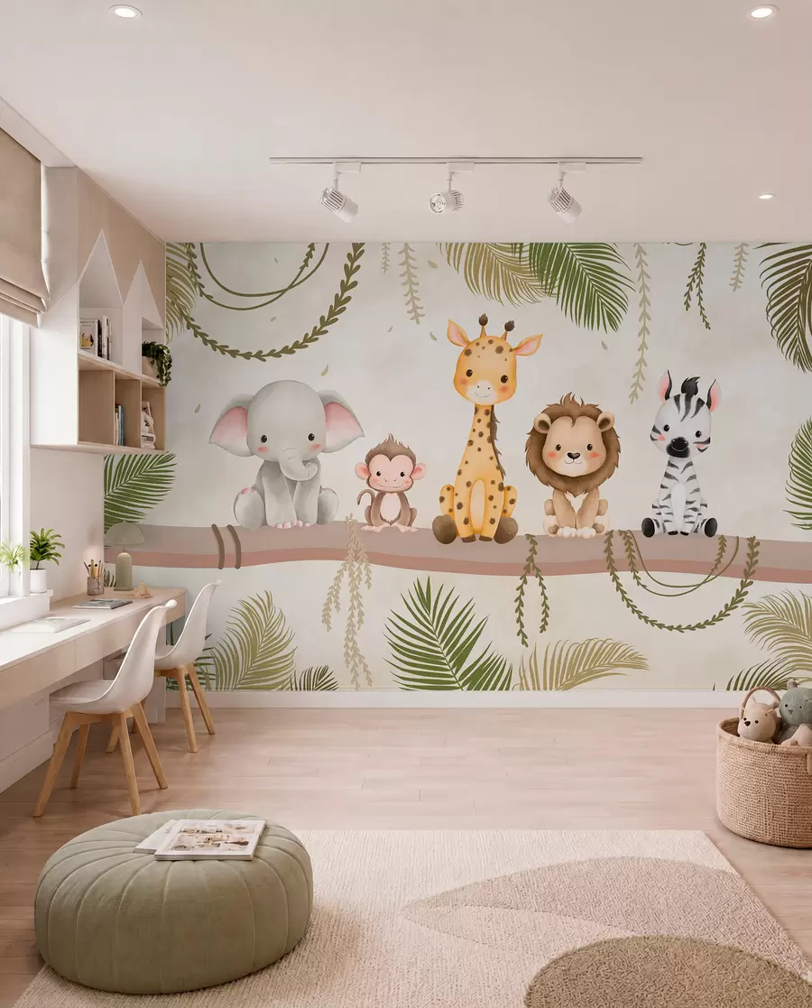murales Amiguitos de la selva w03166