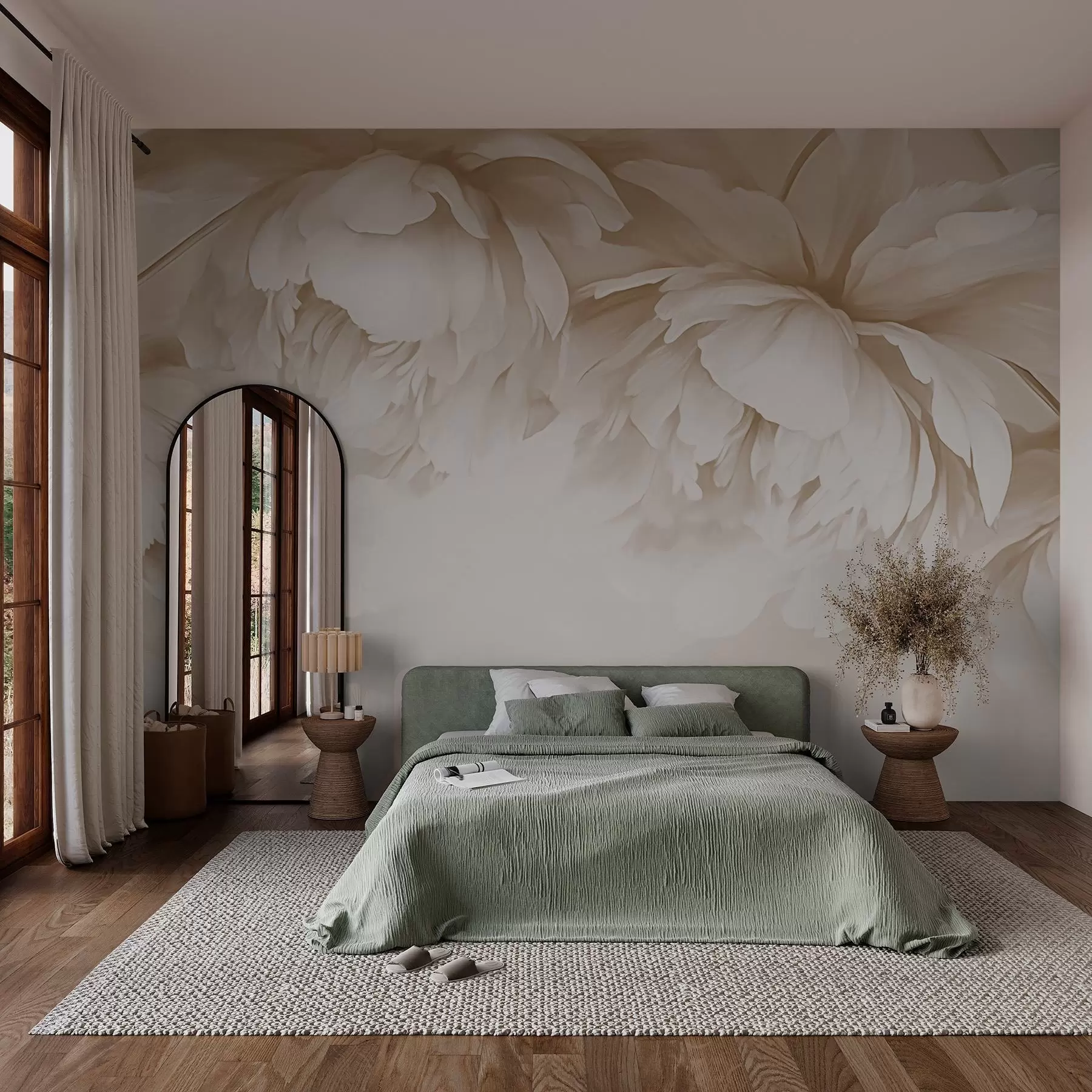wall murals Peonies w03239
