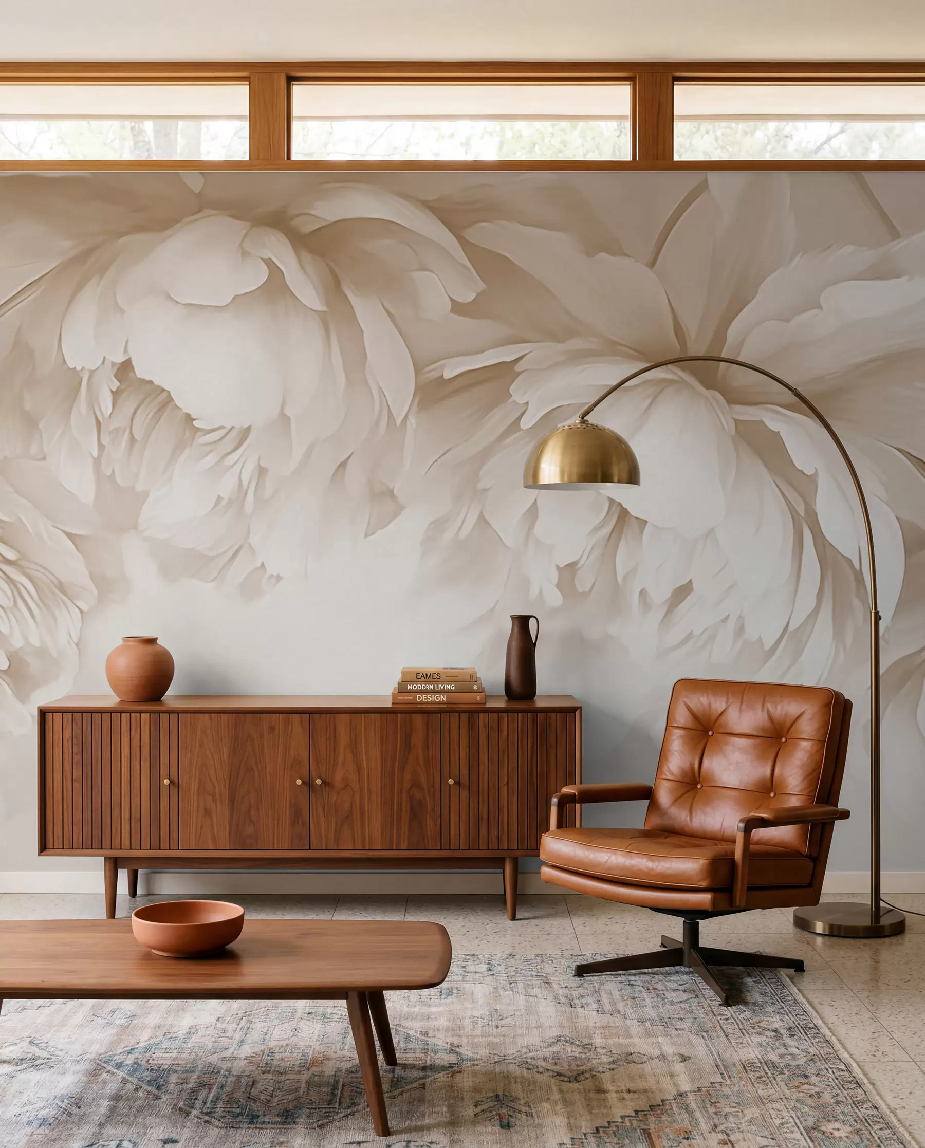 wall murals Peonies w03239
