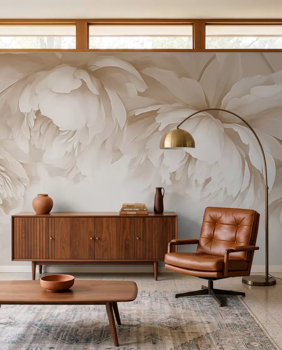 Wall Mural Photo Wallpaper Peonies w03239
