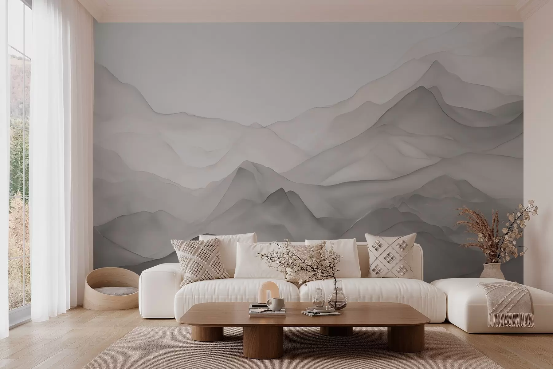 peintures murales Montagnes w03364v1