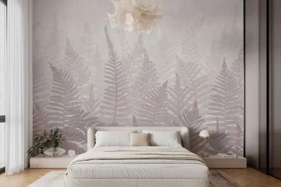 Wall Mural Photo Wallpaper Fern Plant Trend w03402v2