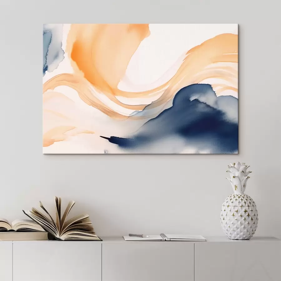 wall murals Abstract watercolor strokes s43264