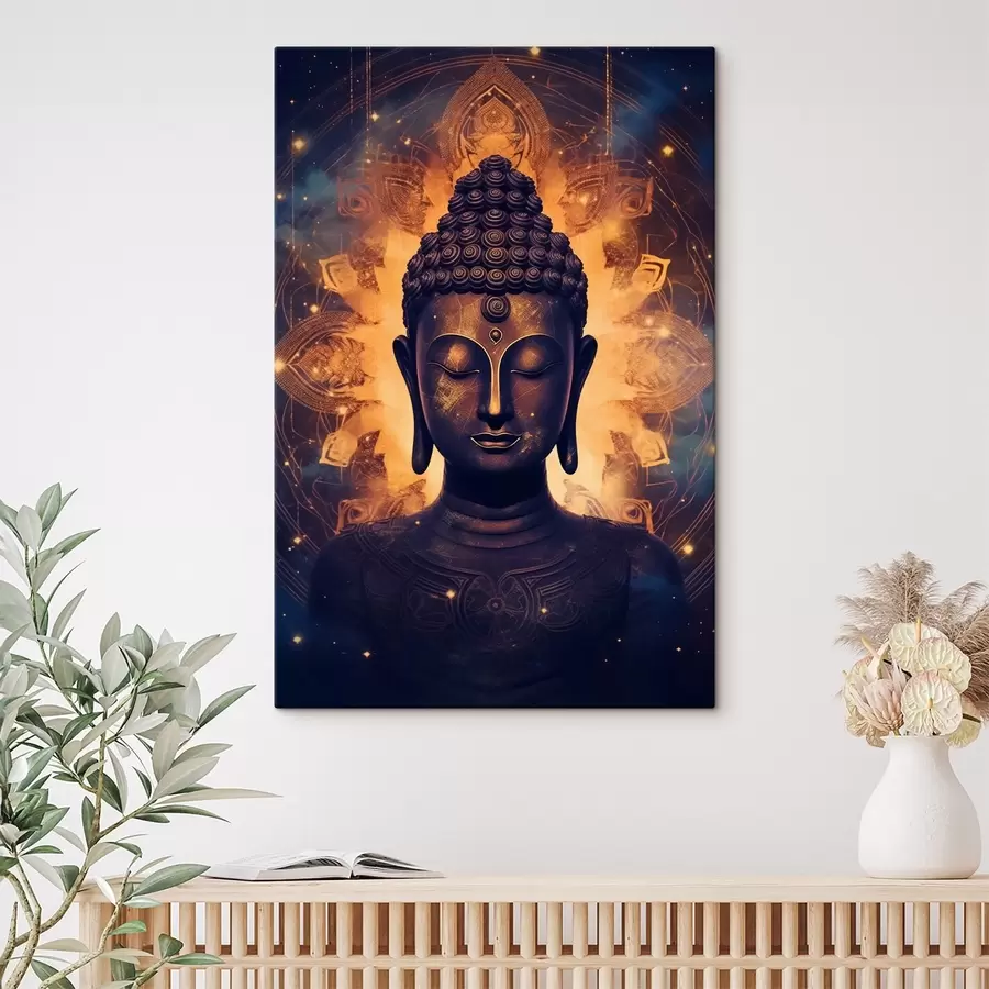 wall murals Buddha in the radiance of energy s43276