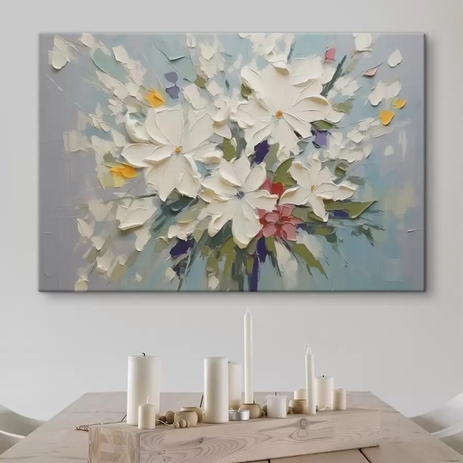 wall murals Bouquet of flowers imitation painting s43348