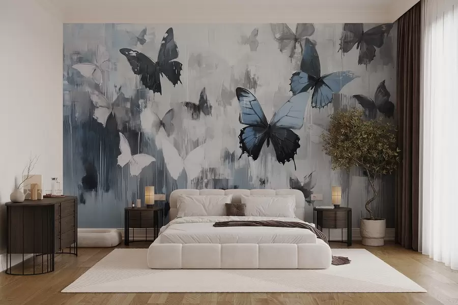 Wall Mural Photo Wallpaper Abstract butterflies w08924