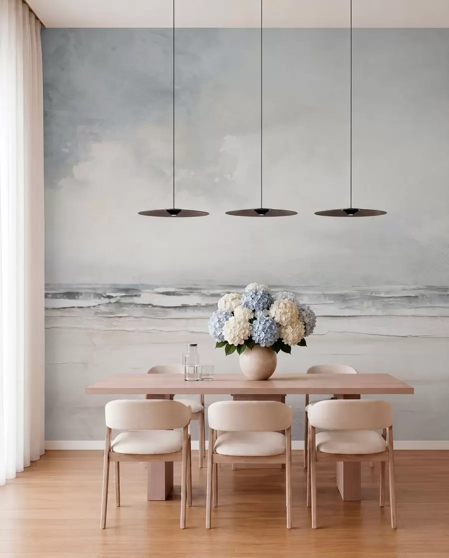 Wall Mural Photo Wallpaper Abstract horizon of sky and sea meeting w03441