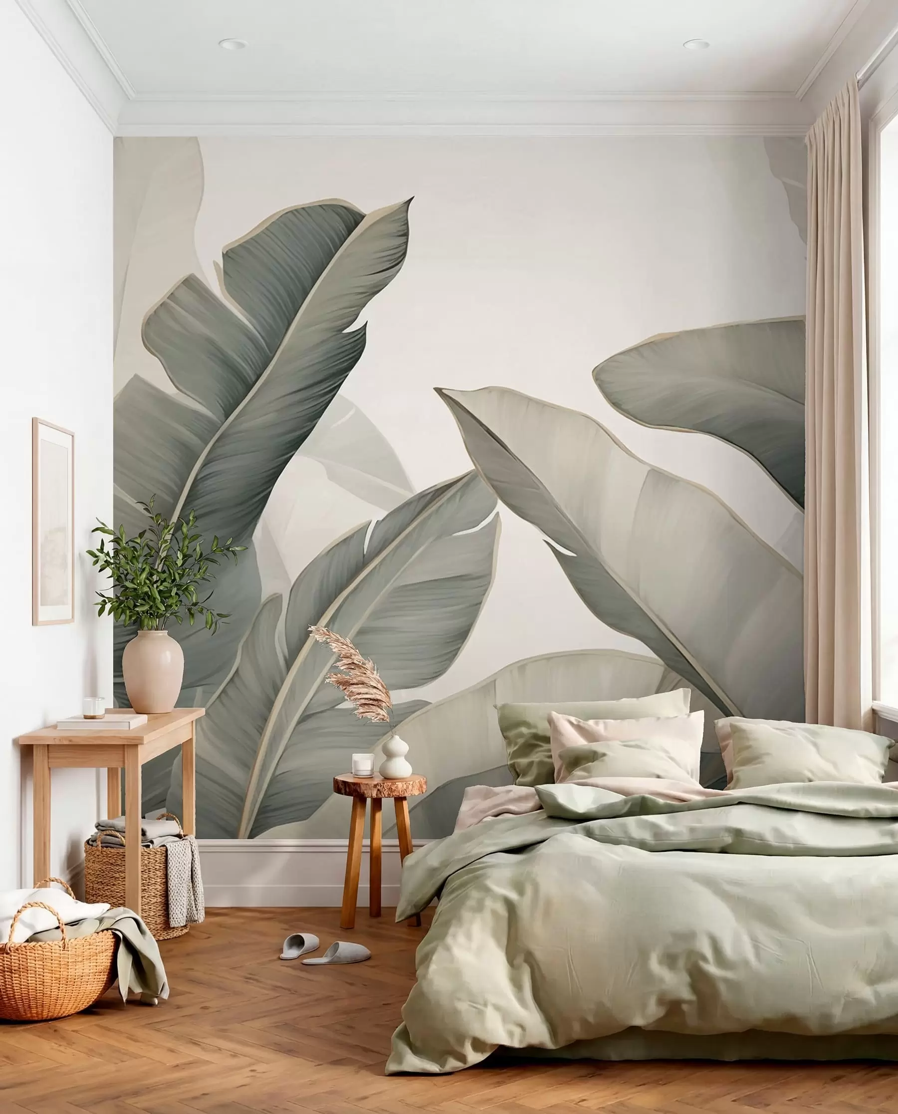 Wall Mural Photo Wallpaper Tropical leaves w03427