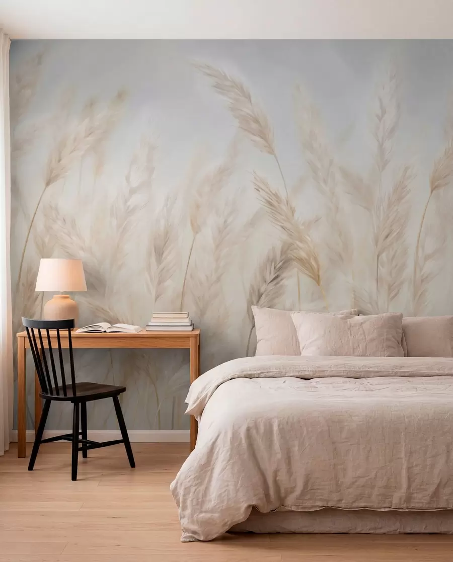 peintures murales Epis sur fond de ciel bleu w03530