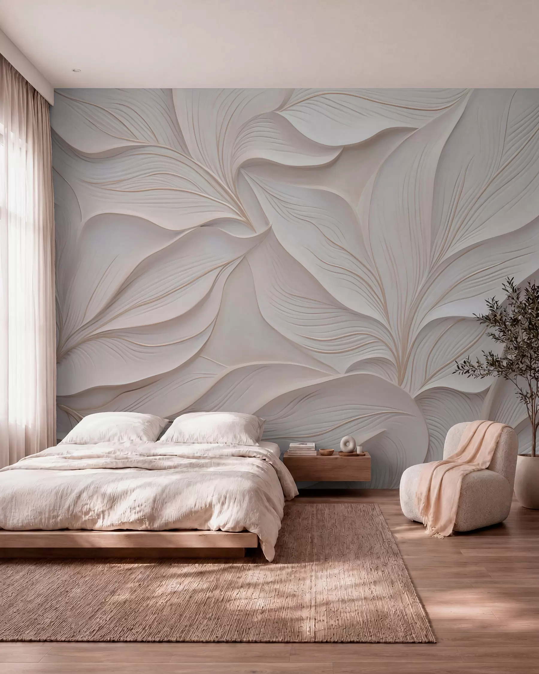 murales Hojas superpuestas w03520