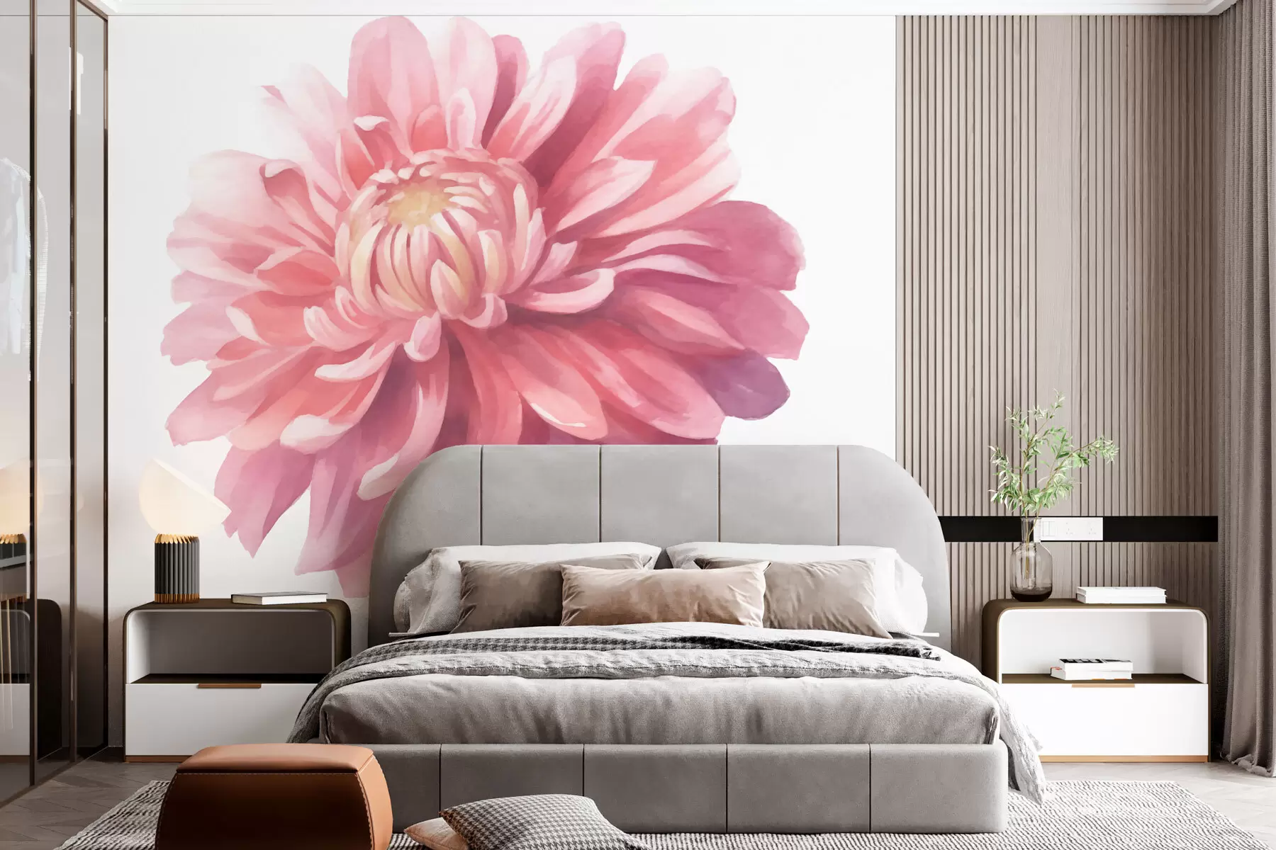 murales Flor grande w03497