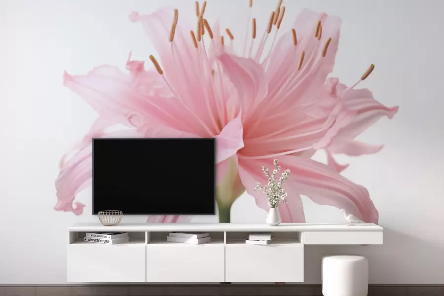 Wall Mural Photo Wallpaper Big pink flower w03488