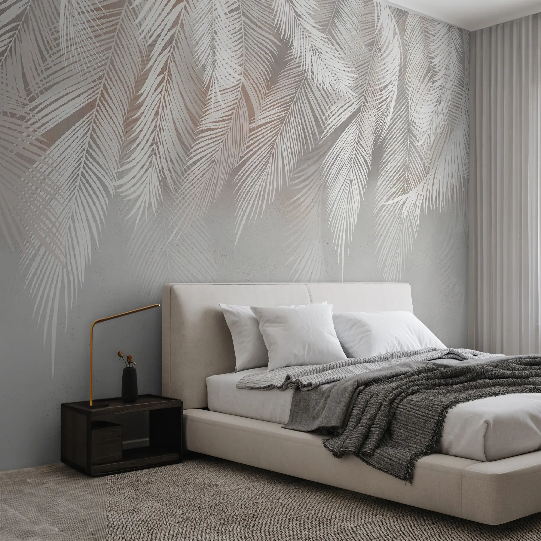 Wall Mural Photo Wallpaper Hanging leaves u53114