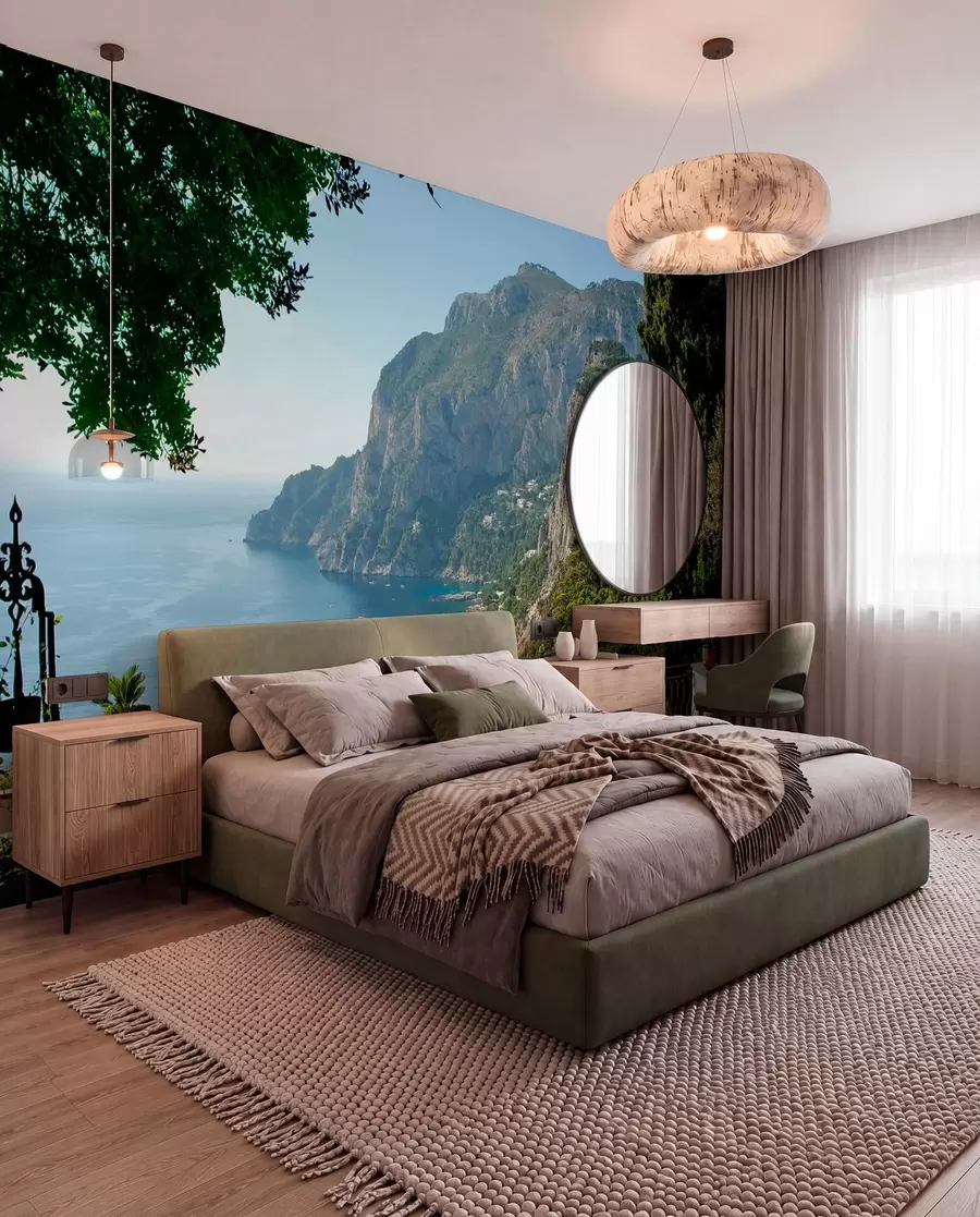 Wall Mural Photo Wallpaper Mediterranean landscape u53438