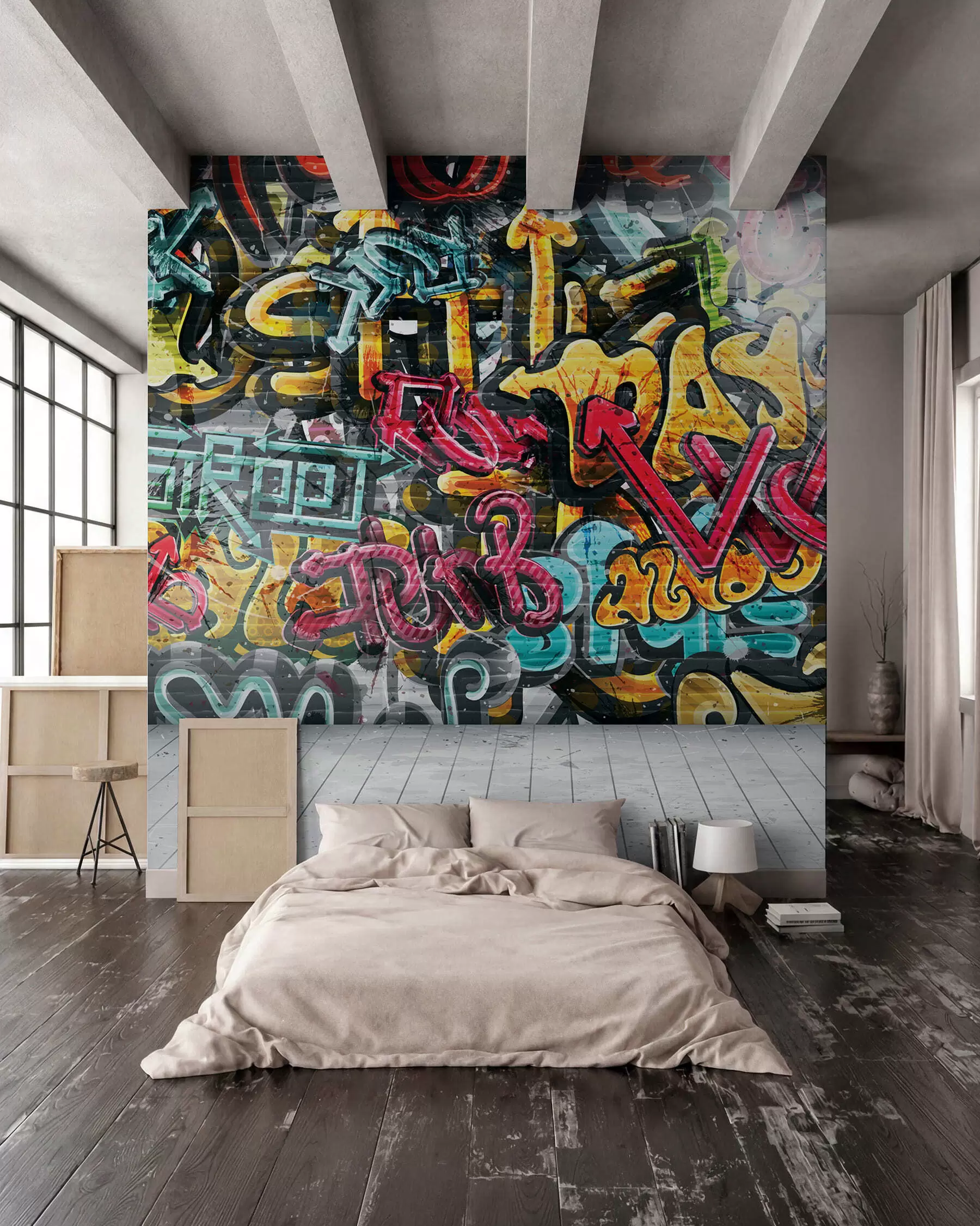 peintures murales Peinture artistique, peinture e graffiti u56045