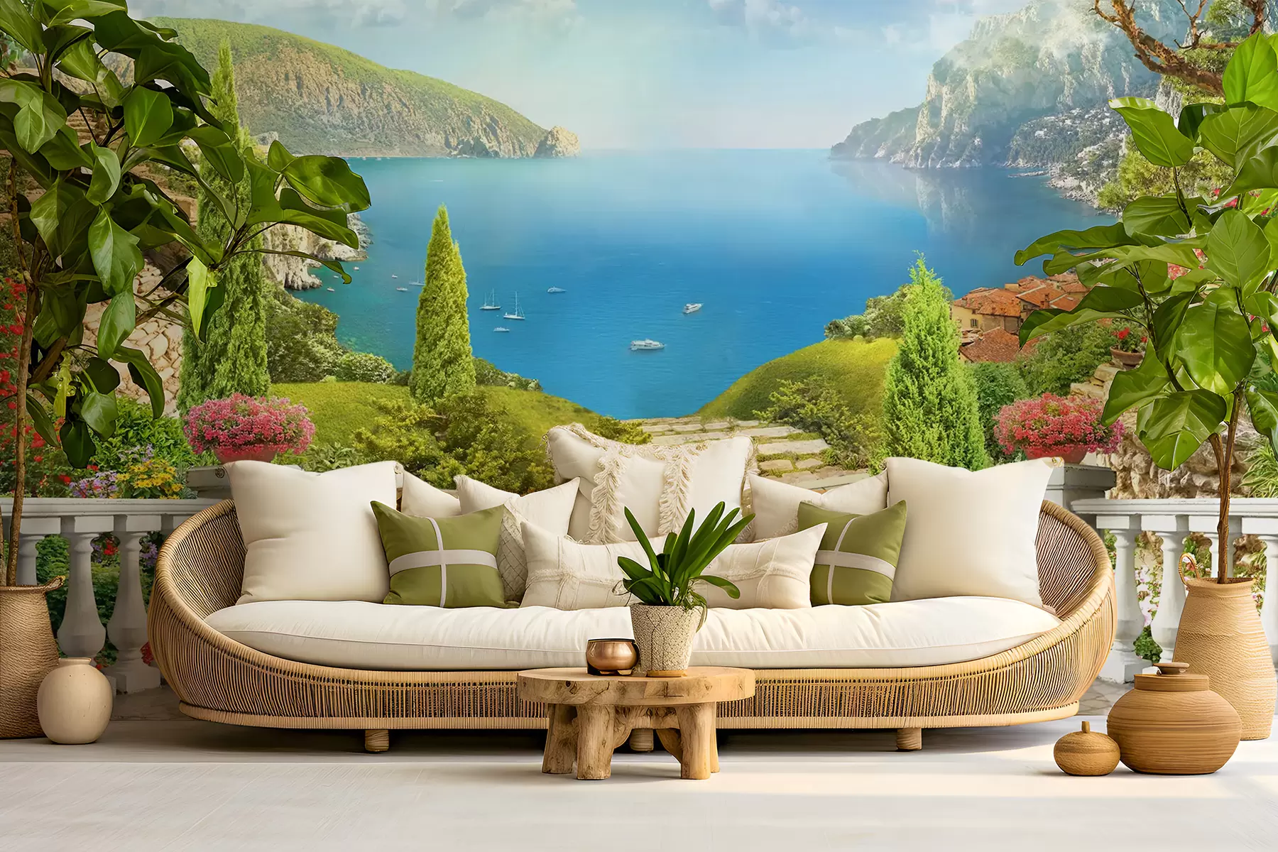 Wall Mural Photo Wallpaper Sky, cloud e water u60261