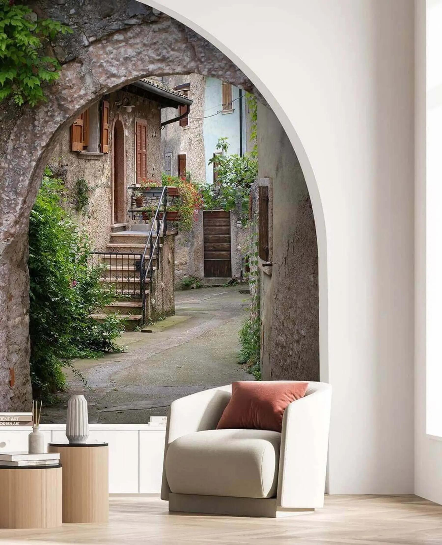 wall murals Italian street u60588