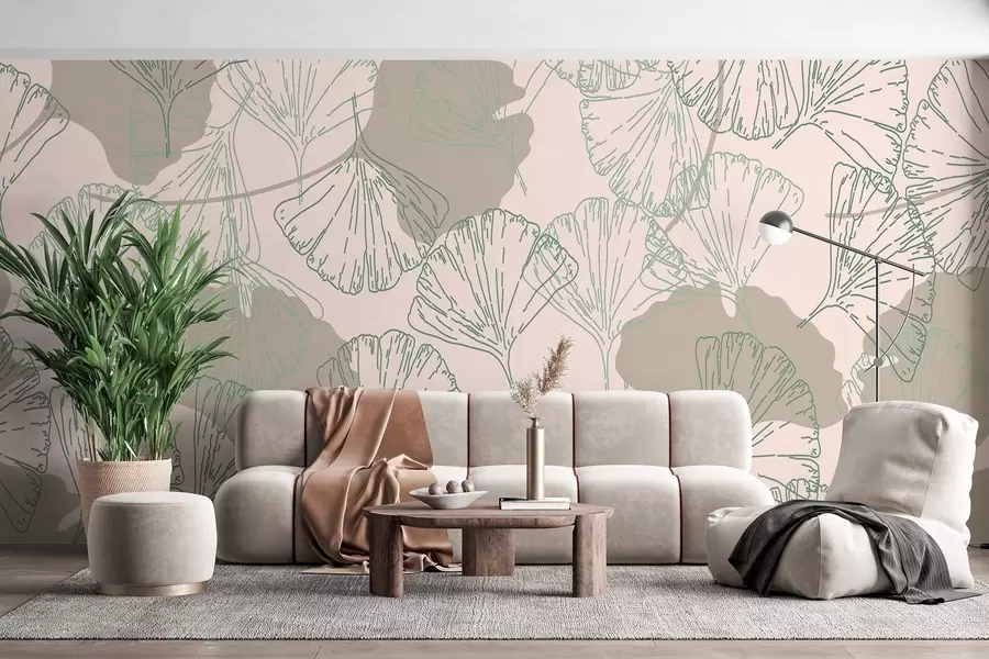 peintures murales Motif botanique w03500