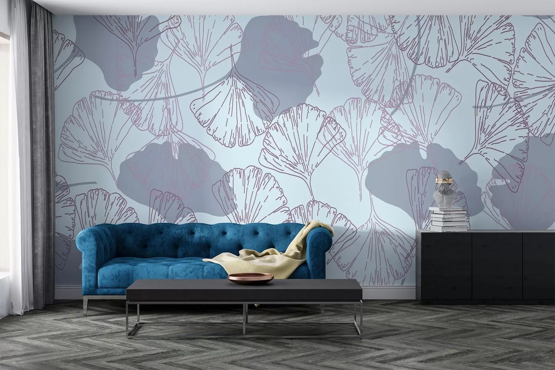 wall murals Botanical pattern w03500v1