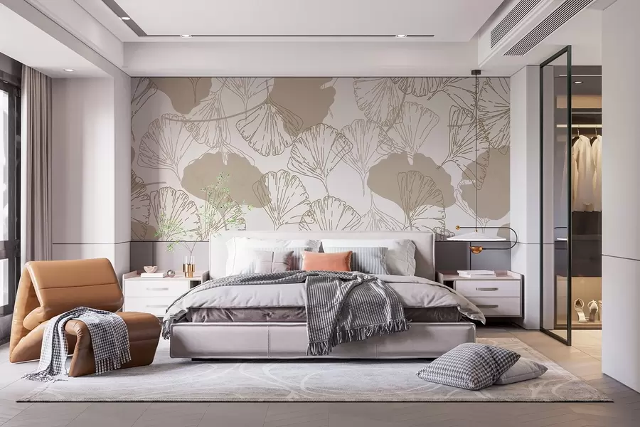 murales Diseño botánico w03500v2