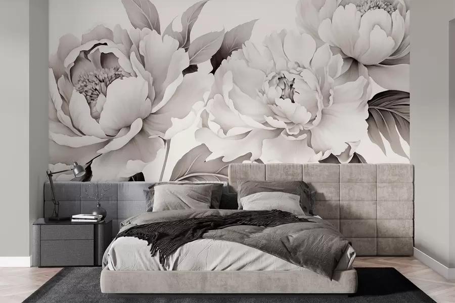 wall murals Peonies w03502