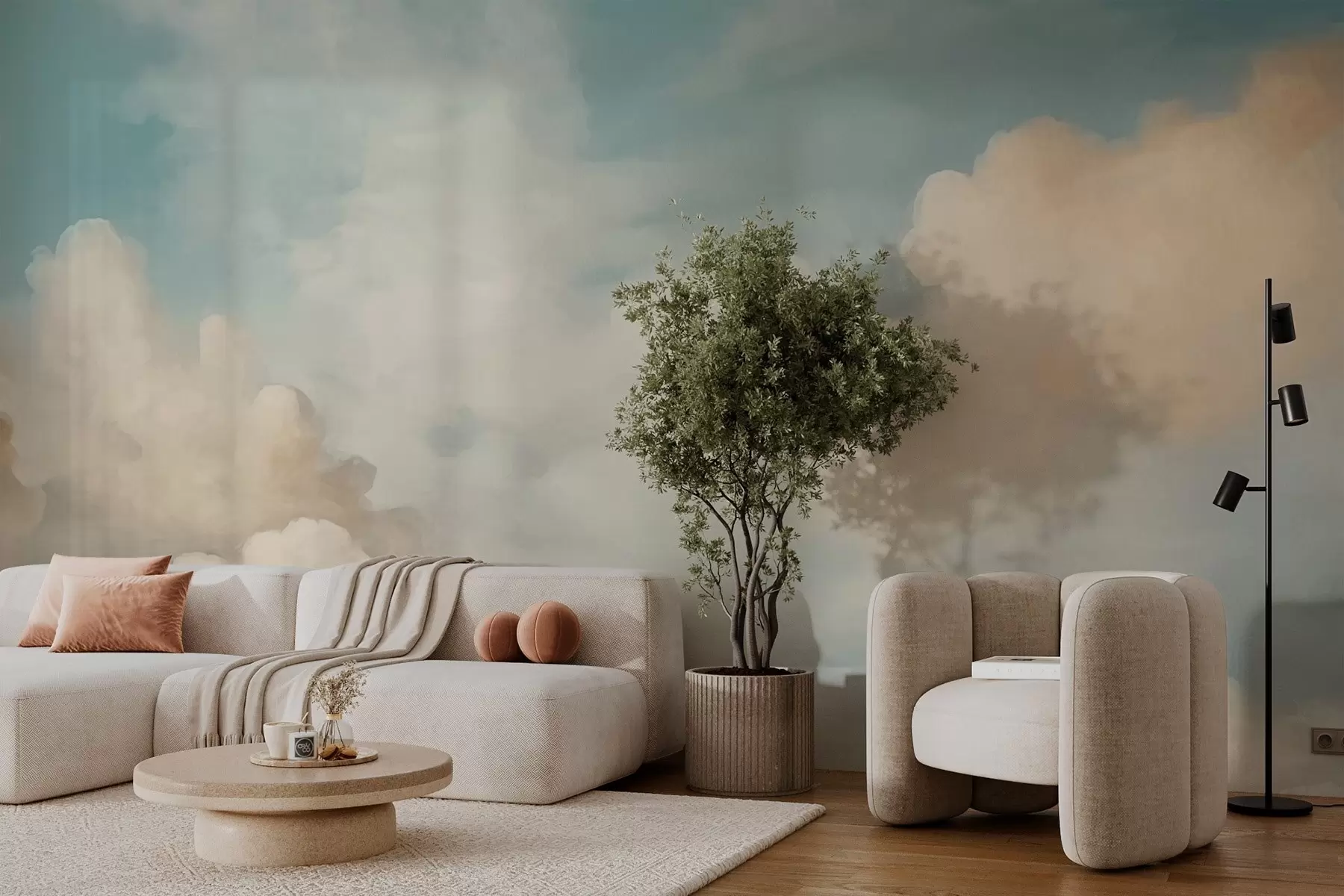 wall murals Cloudy sky w03505