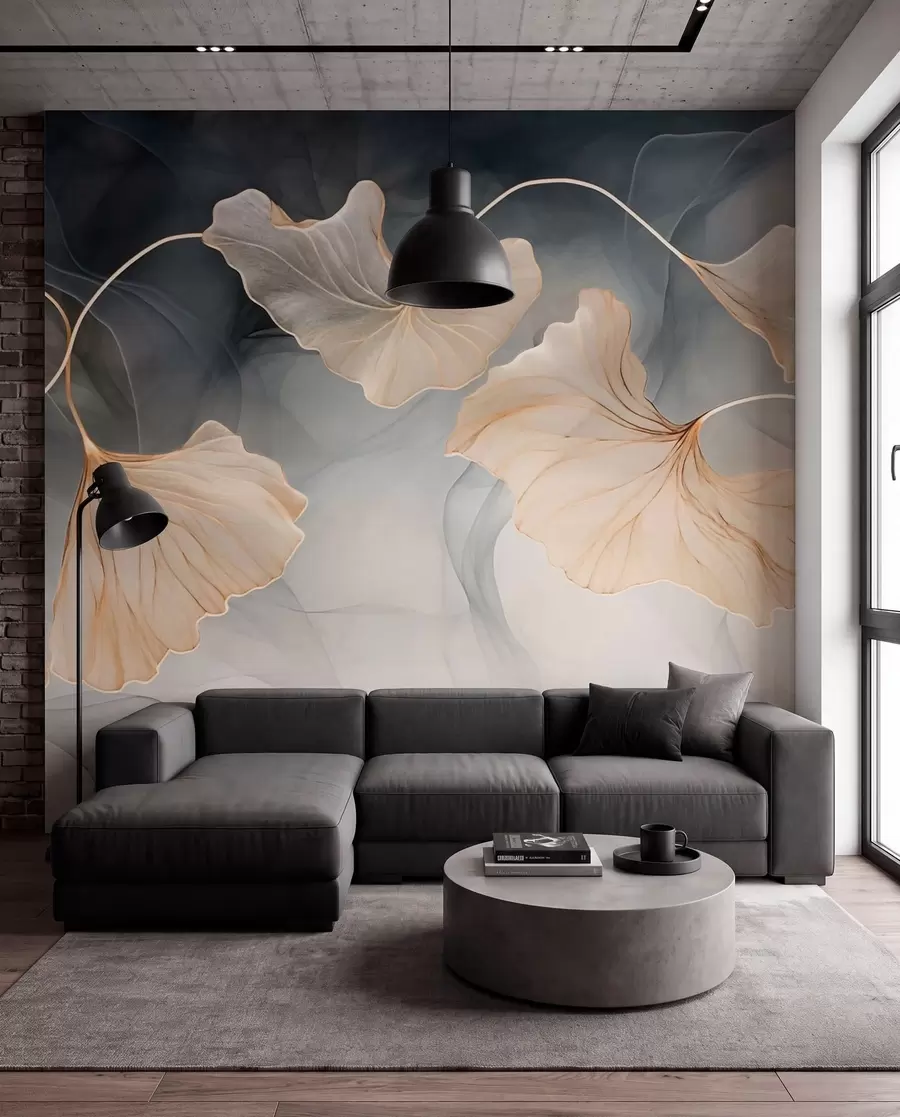 Wall Mural Photo Wallpaper Abstract image of ginkgo w03511