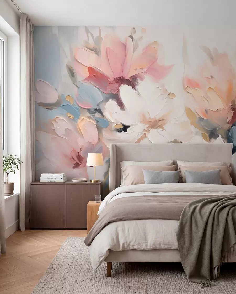 murales Flor pintada w03575