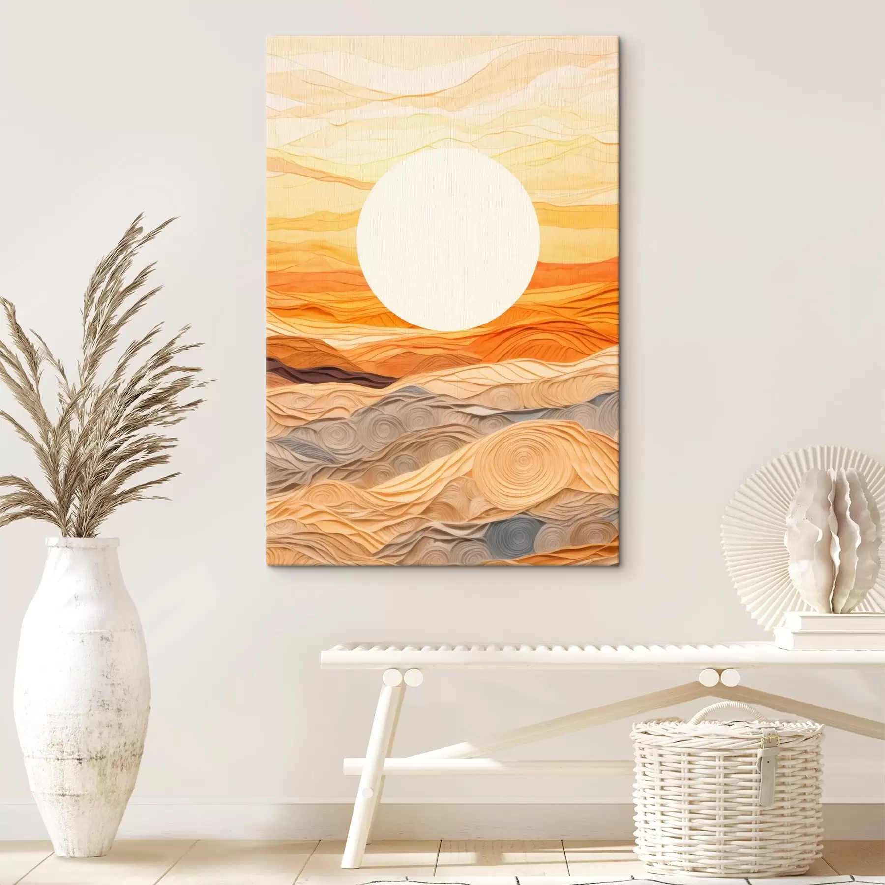 wall murals Sunset Waves s43586