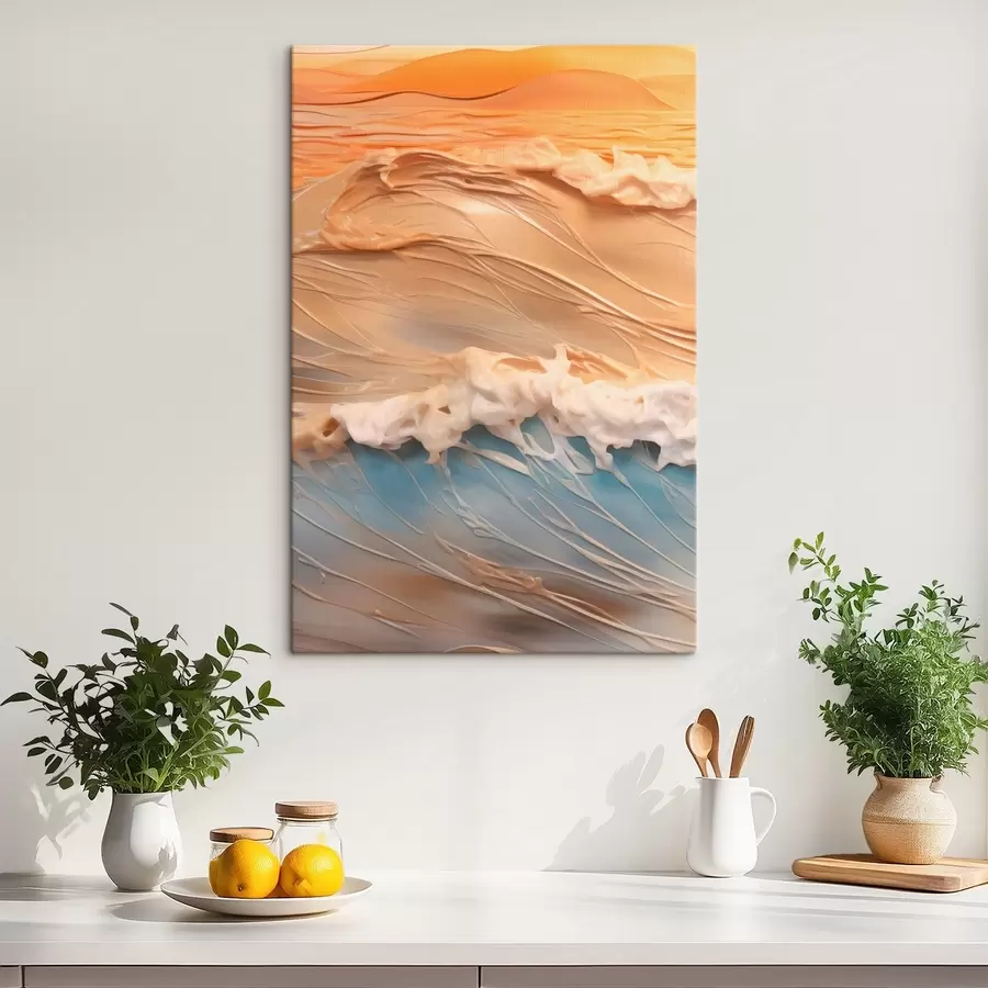 wall murals Waves of Serenity s43591