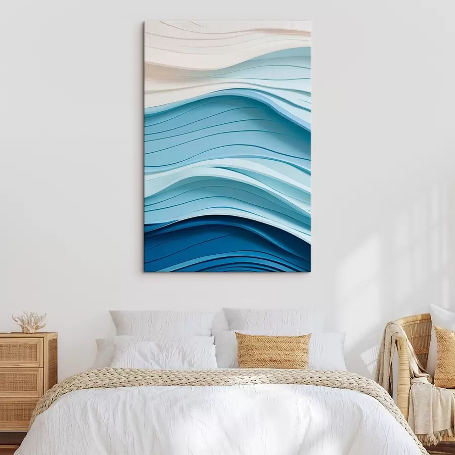 murales Suaves ondas de color s43583