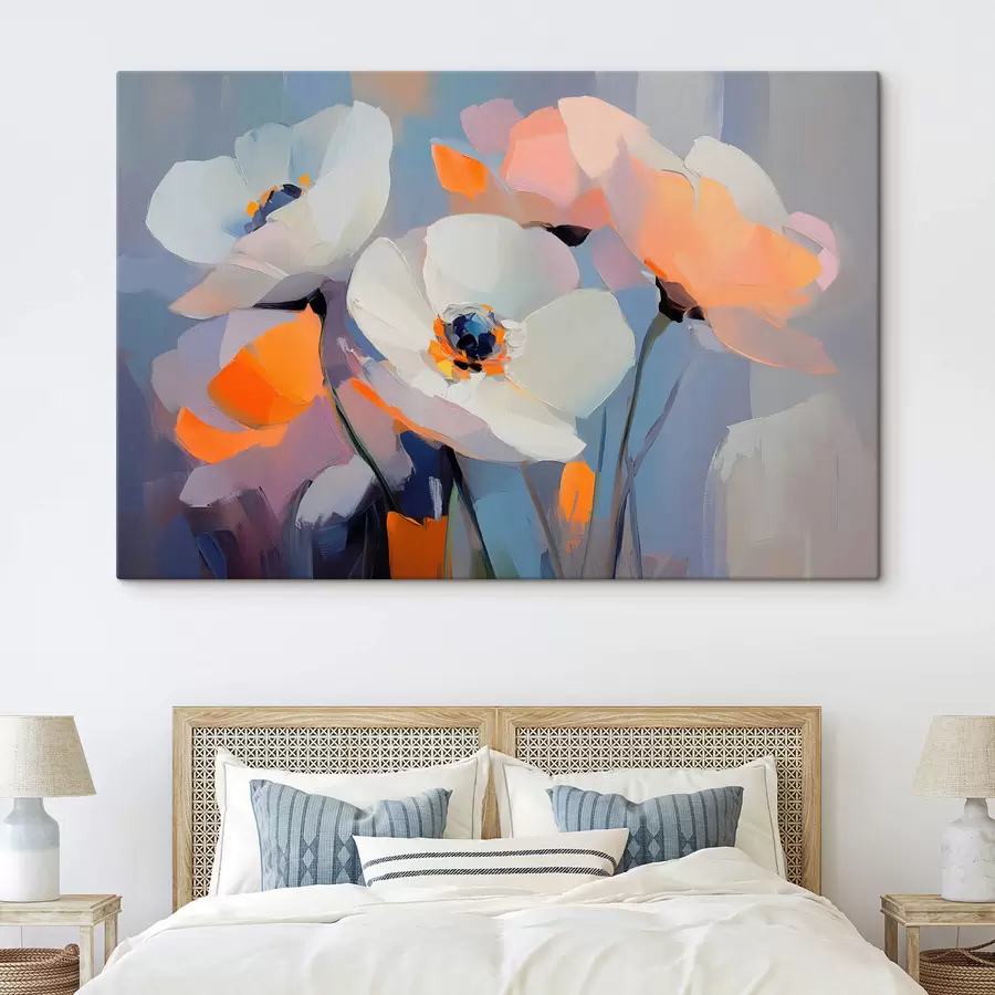 murales flores abstractas s42999