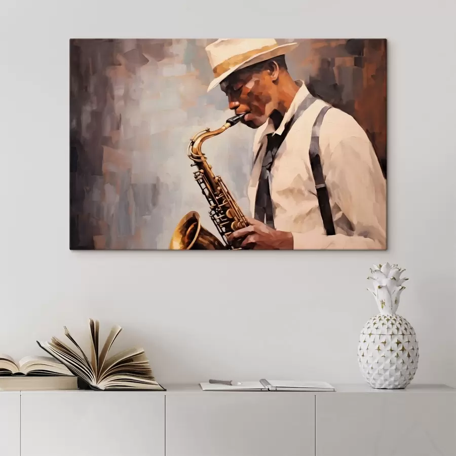 wall murals Saxophonist s43926