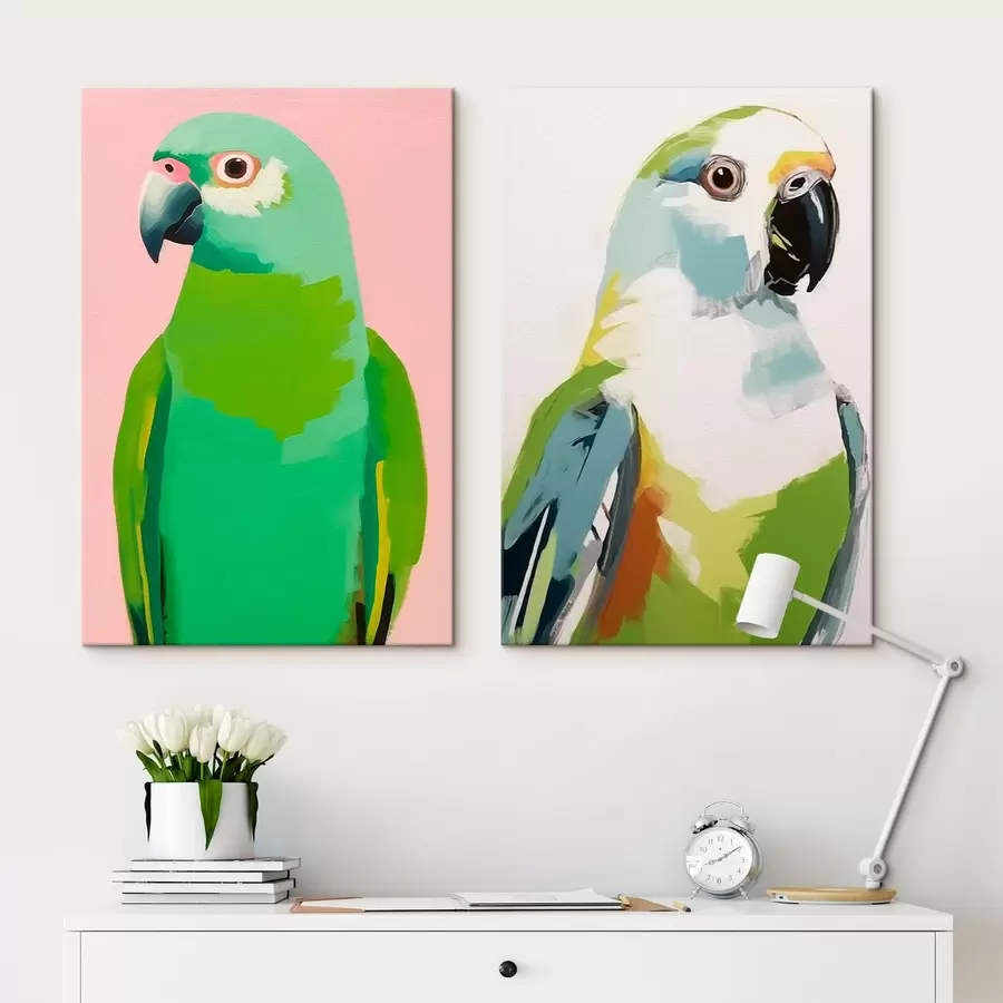 murales Loros tropicales m00441