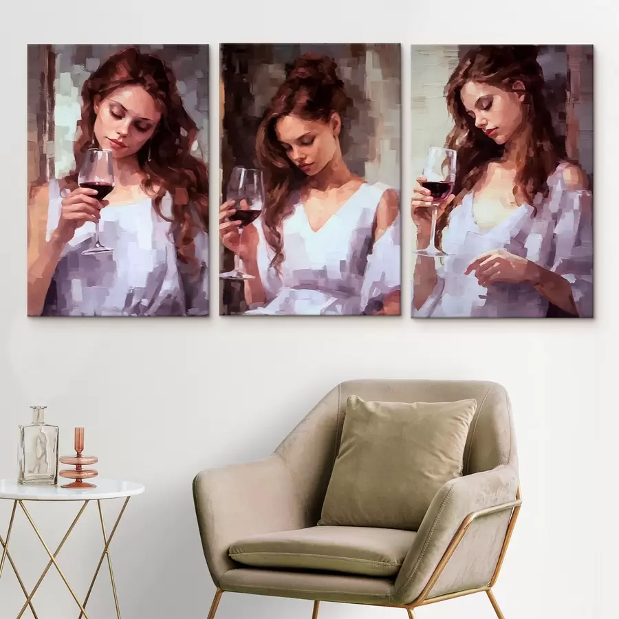 wall murals Girls and wine m00443