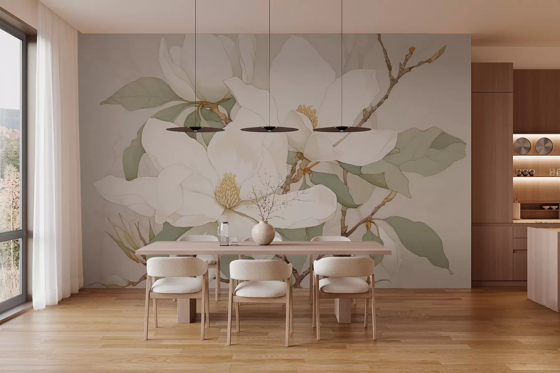 murales Magnolias w03623