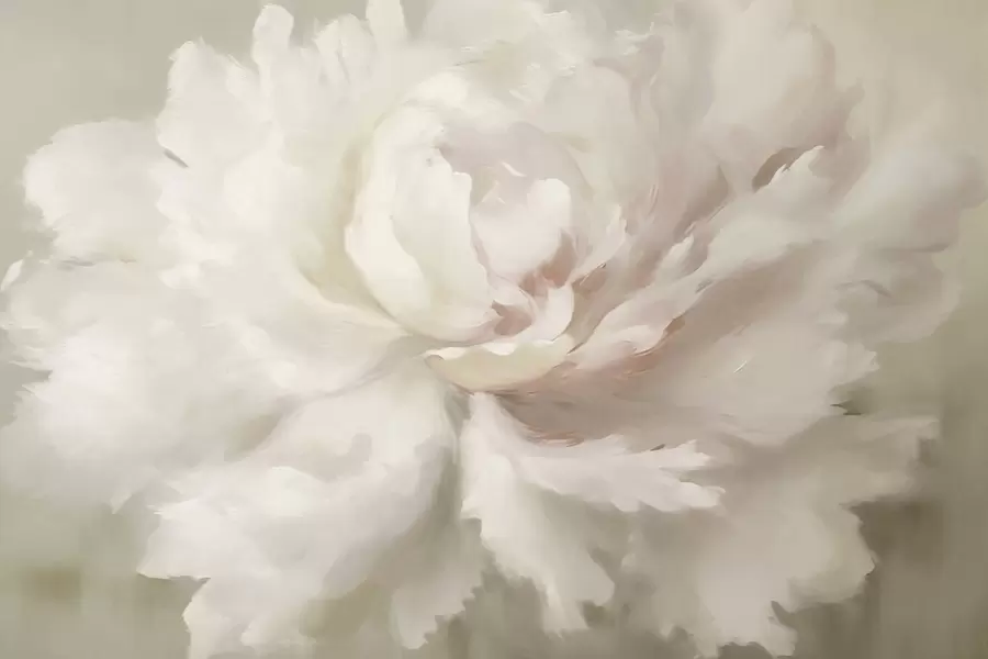 wall murals Big peony flower w03642