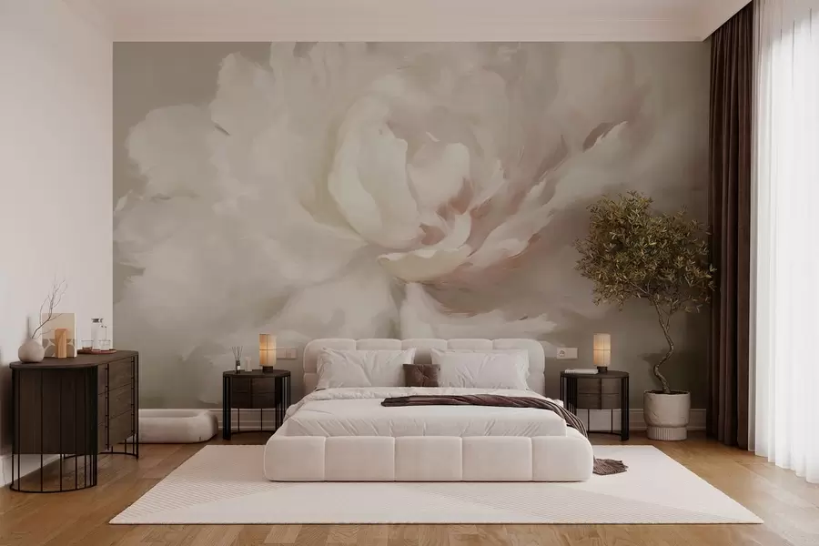 murais de parede Flor de peónia grande w03642