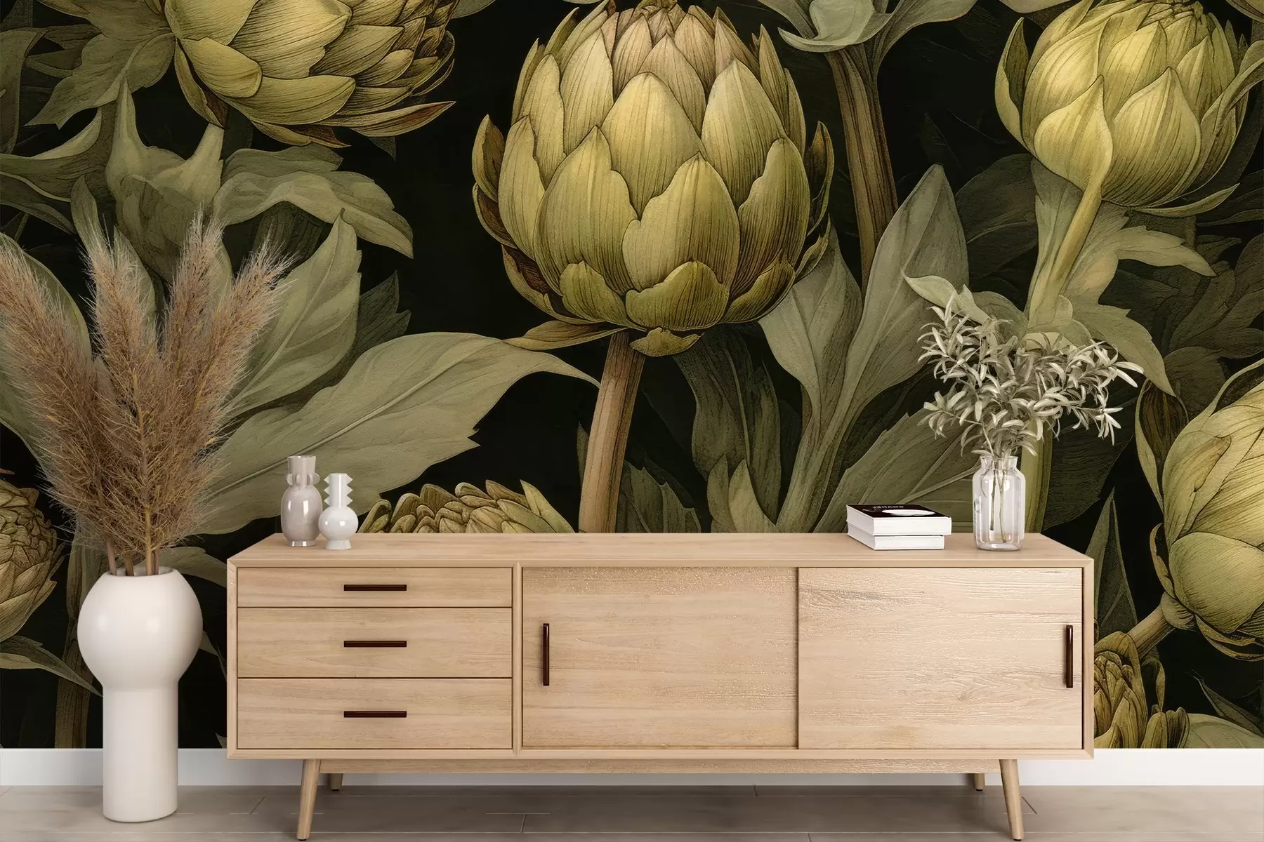 murales Jardín de alcachofas Elegance w03628