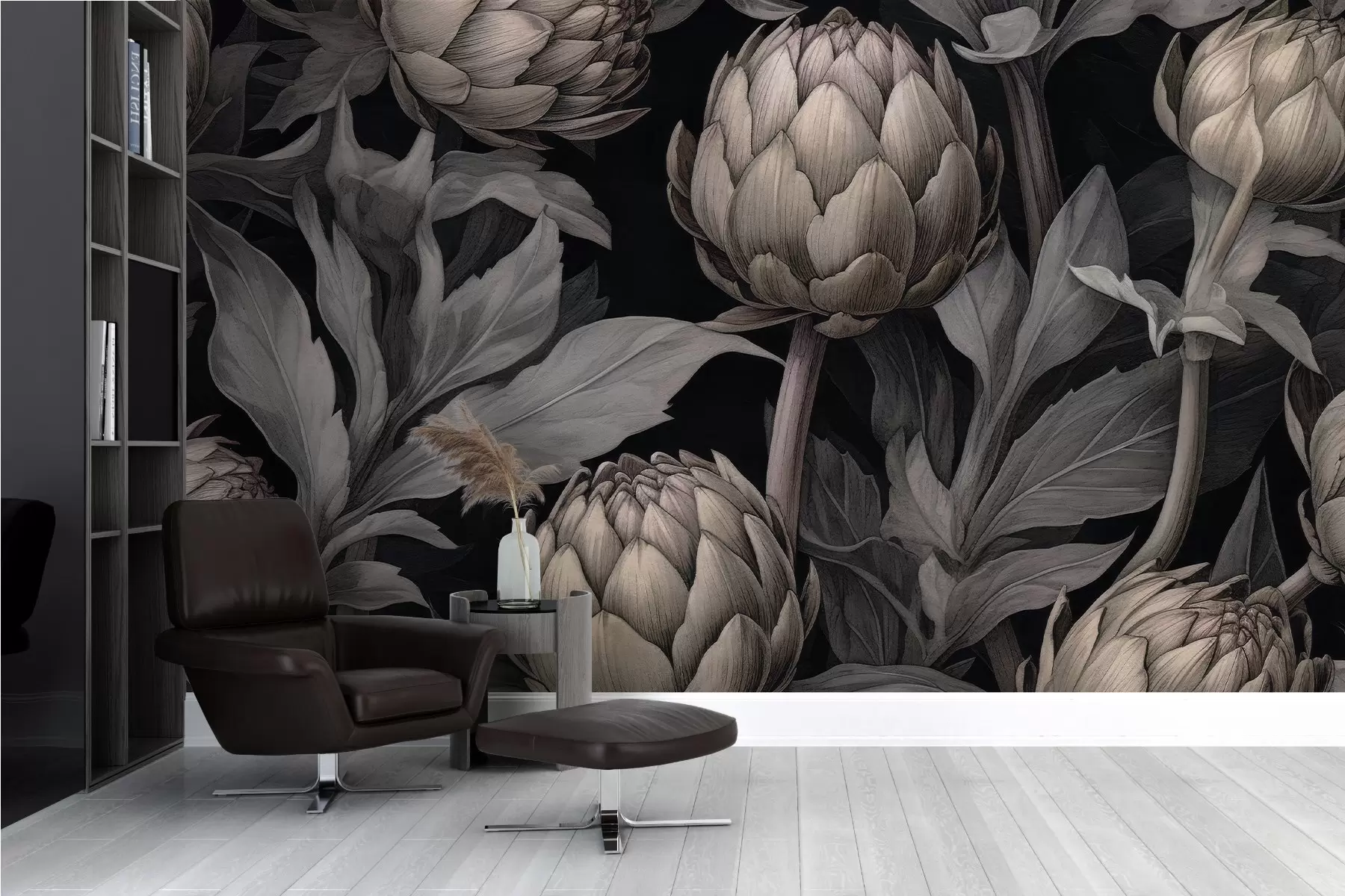 wall murals Artichoke Garden Elegance w03628v2