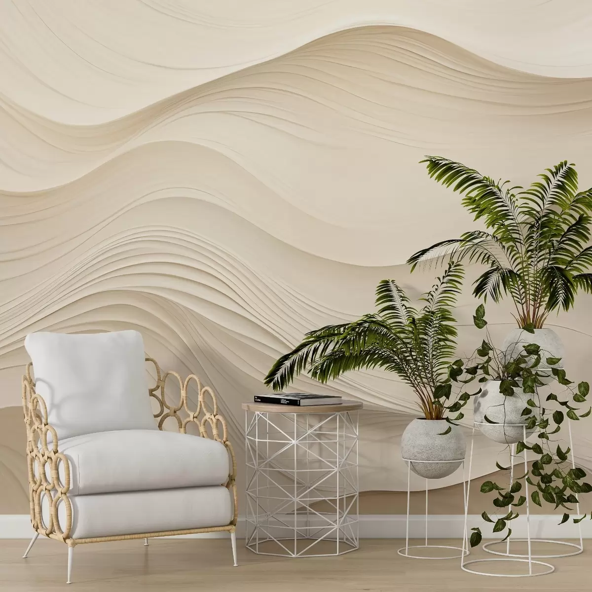 wall murals Vanilla Wave w03635