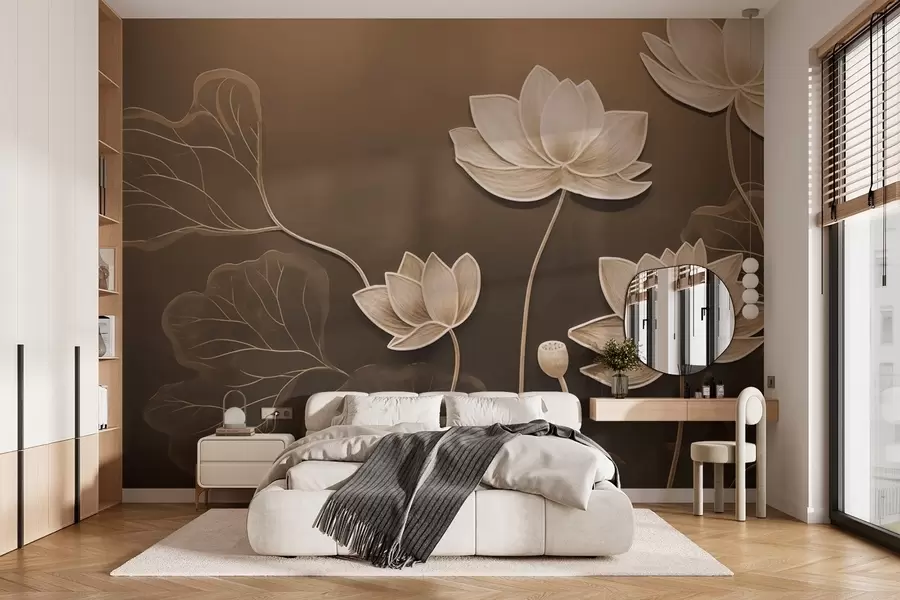 Wall Mural Photo Wallpaper Lotuses w03591