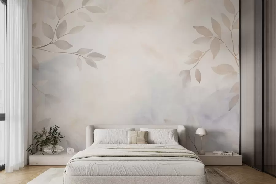 Wall Mural Photo Wallpaper Light leaves in the mist w08990