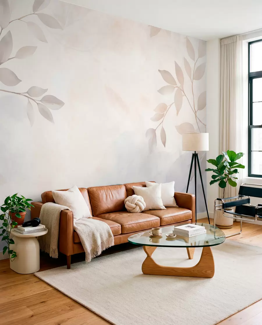 Wall Mural Photo Wallpaper Light leaves in the mist w08990