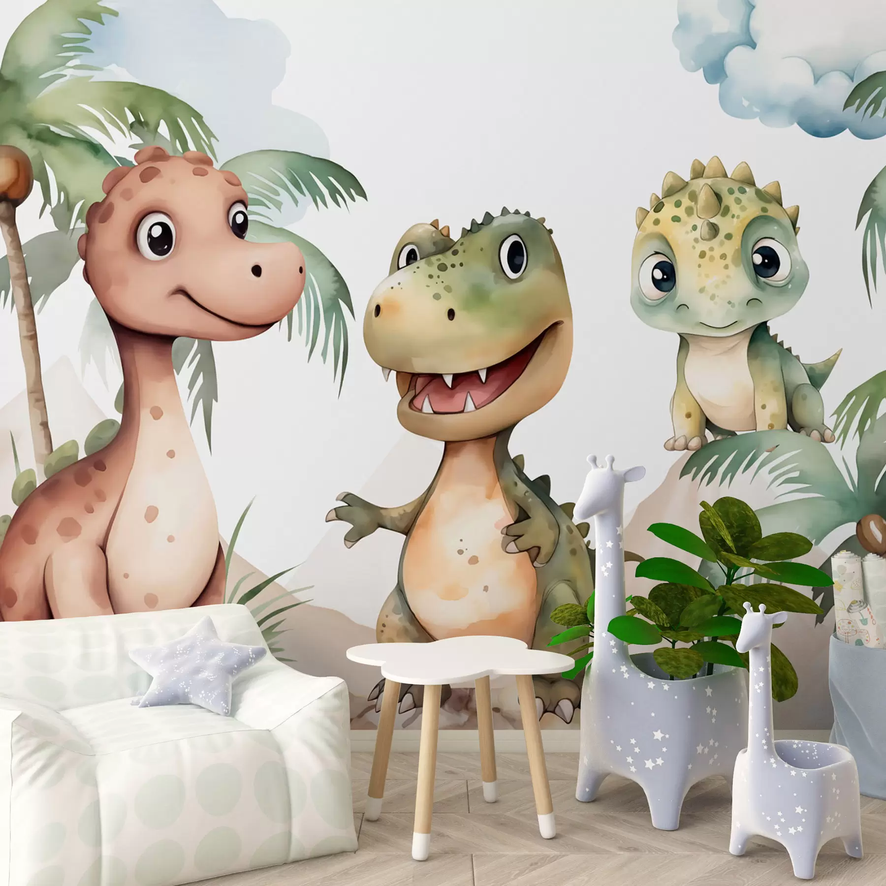 Wall Mural Photo Wallpaper Dinosaurs w03675