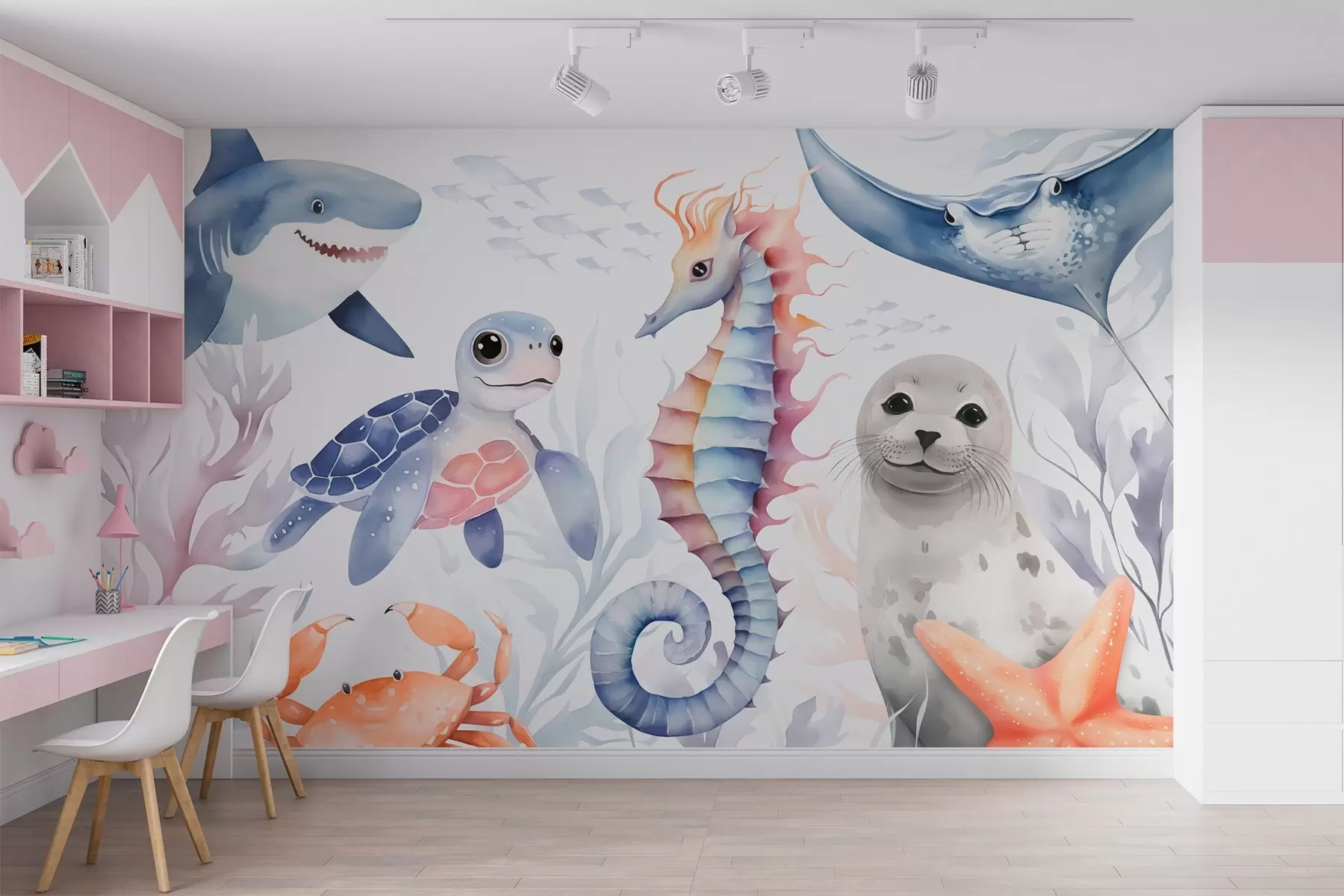wall murals Marine animals w03676